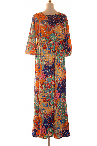 boohoo Barevné maxi šaty boho květované Vel. EU 48 | boohoo | obrázek 2