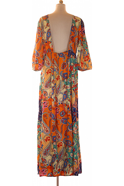 boohoo Barevné maxi šaty boho květované Vel. EU 48 | boohoo | obrázek 3