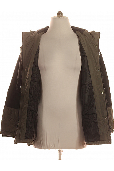boohoo Dámská khaki zimní bunda s kapucí | boohoo | obrázek 4