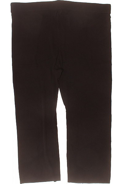 Hnědé žebrované legíny s vysokým pasem Velikost 4XL | Unimoda | obrázek 3