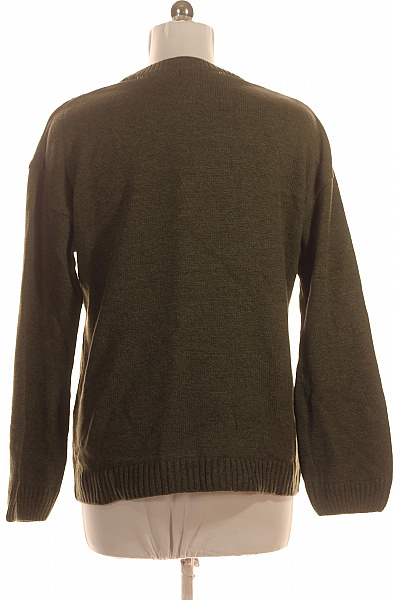 boohoo Dámský khaki pletený pulovr s balonovými rukávy Velikost M | boohoo | obrázek 3