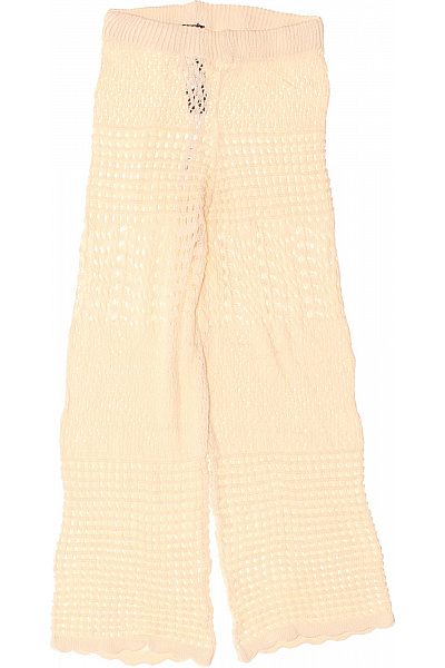 boohoo Dámské pletené volnočasové kalhoty béžové Velikost 46 | boohoo | obrázek 2