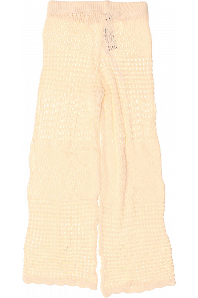 boohoo Dámské pletené volnočasové kalhoty béžové Velikost 46 | boohoo | obrázek 3