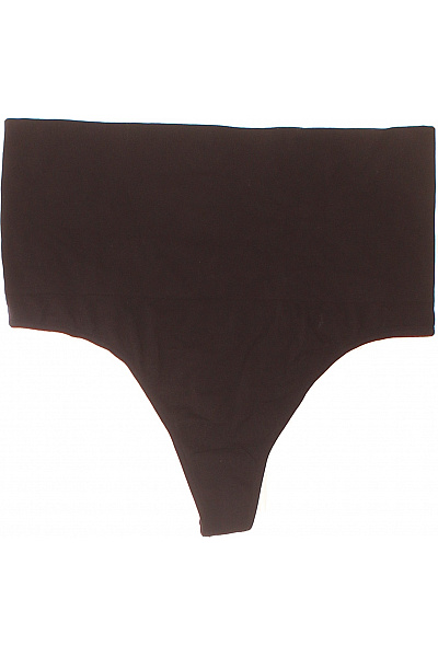 MADE IN ITALY Černé dámské bezešvé tanga s vysokým pasem | MADE IN ITALY | obrázek 2