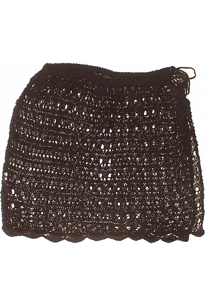 boohoo Černá průsvitná háčkovaná sukně mini Velikost 50 | boohoo | obrázek 2
