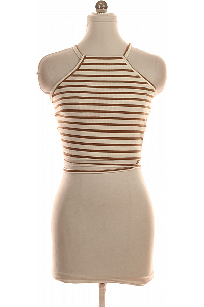 boohoo dámské pruhované tílko crop top Vel. 40 | boohoo | obrázek 2