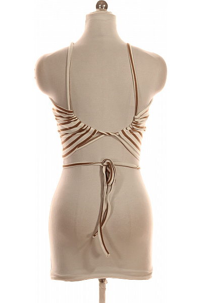 boohoo dámské pruhované tílko crop top Vel. 40 | boohoo | obrázek 3