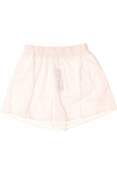 boohoo Dámské bavlněné kraťasy volnočasové bílé květinové s gumou v pase Vel. 34 | boohoo | obrázek 2