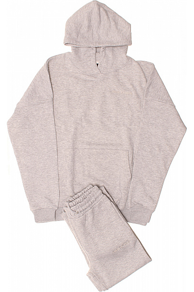 boohoo Dámský oversized komplet mikina a tepláky šedý | boohoo | obrázek 5