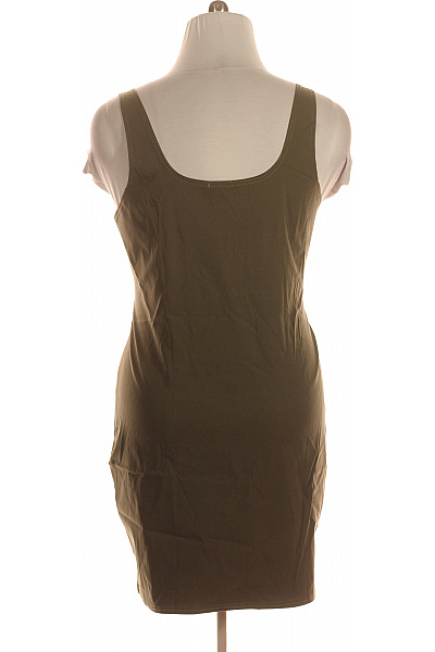 boohoo Khaki mini šaty na ramínka korzetové Vel. 54 | boohoo | obrázek 3