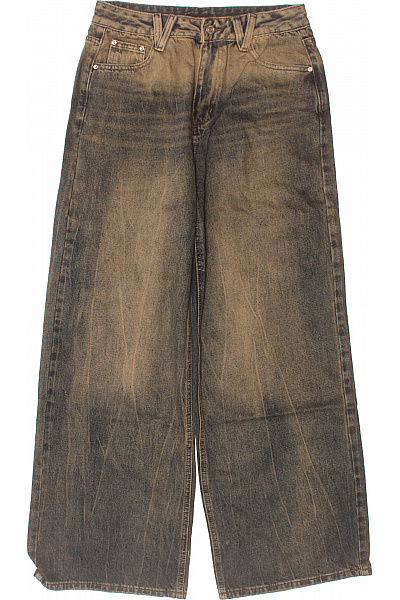Boohoo Dámské Volné Džíny Se širokými Nohavicemi Vintage Velikost EU 40