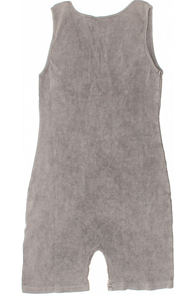 boohoo Dámský khaki bavlněný overal bez rukávů | boohoo | obrázek 3