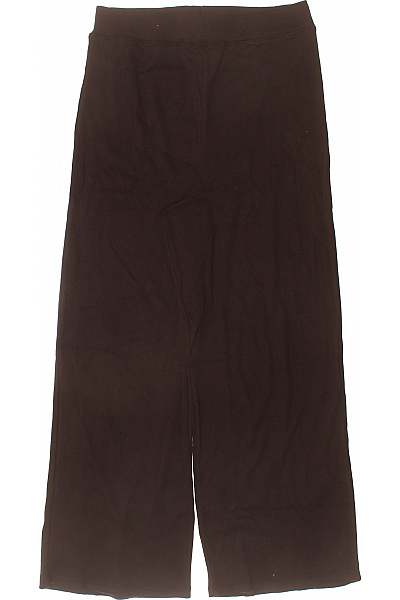 boohoo Hnědé široké úpletové kalhoty s vysokým pasem Vel. 46 | boohoo | obrázek 2