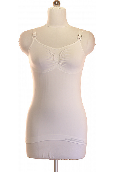 Bílé dámské tílko basic bez rukávů Vel. M | Unimoda | obrázek 2