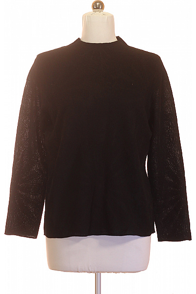 PFEFFINGER Černý dámský pulovr se stojáčkem pletený Vel. 42 | PFEFFINGER | obrázek 2