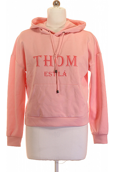 THOM By Thomas Rath Růžová dámská mikina s kapucí a potiskem Vel. 38 | THOM By Thomas Rath | obrázek 2