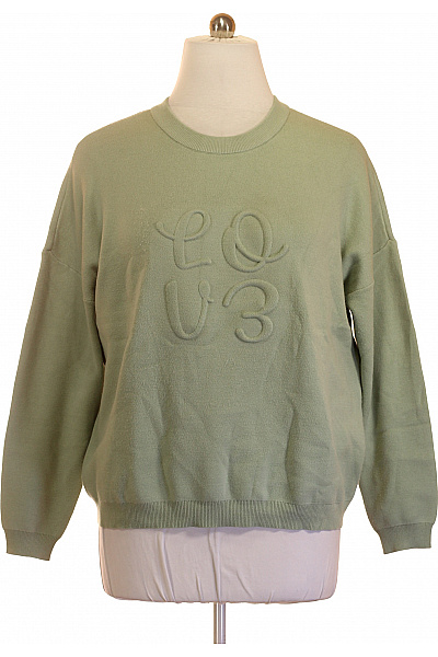 Jana Ina Dámský khaki pletený pulovr oversized Vel. 48 | Jana Ina | obrázek 2
