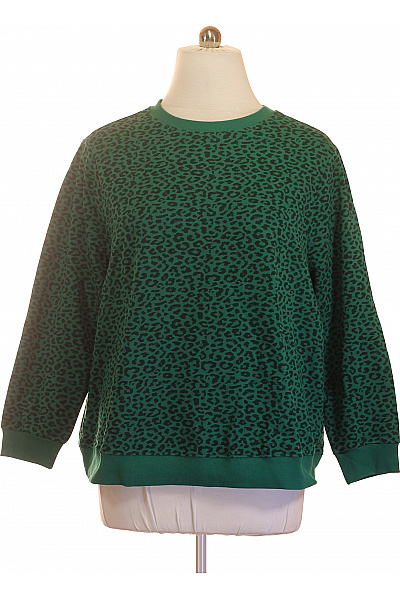curvy me Dámská bavlněná mikina se zvířecím vzorem crewneck Vel. 52 | curvy me | obrázek 2
