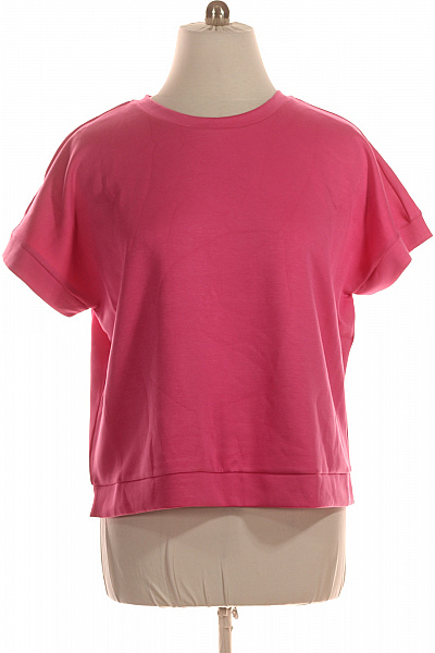 Jana Ina růžové tričko s krátkým rukávem basic Velikost 48 | Jana Ina | obrázek 2