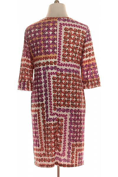 Let's Dress dámské šaty s krátkým rukávem květované zavinovací Vel. 48 | Let's Dress | obrázek 3