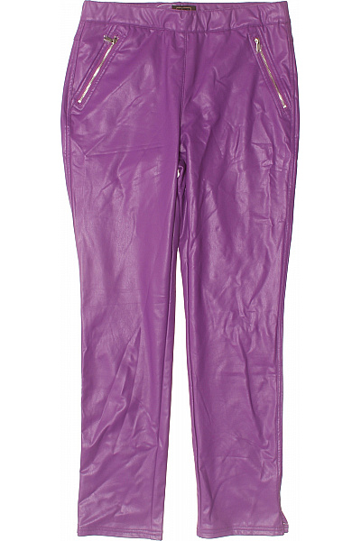 maloo Fialové koženkové kalhoty s kapsami Velikost 40 | maloo | obrázek 2