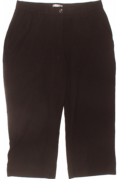 HELENA VERA Černé dámské tříčtvrteční kalhoty s kapsami Velikost 23 | HELENA VERA | obrázek 2