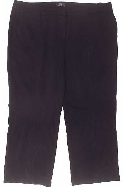 fiora blue Černé elegantní společenské kalhoty s kapsami Velikost 50 | fiora blue | obrázek 2