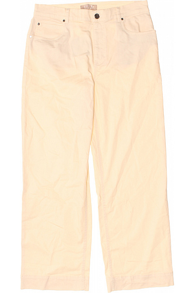 THOM By Thomas Rath Béžové Bavlněné Džíny Wide Leg S Vysokým Pasem Vel. 42