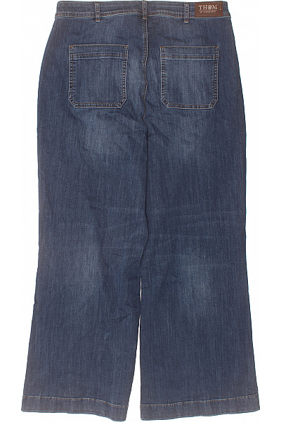 THOM By Thomas Rath Dámské modré džíny s vysokým pasem a kapsami Velikost 46 | THOM By Thomas Rath | obrázek 3