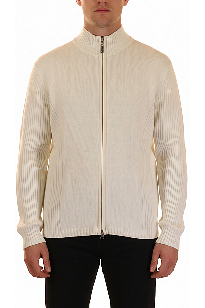 Pánský Cardigan Bílý Vel. 46