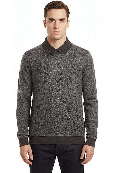 Pánská Mikina Bez Zapínání Šedá JACK & JONES Vel. M