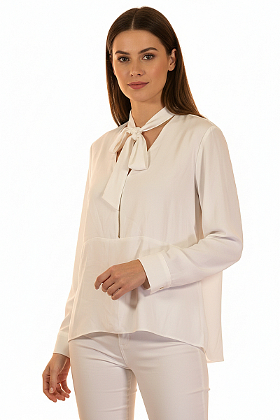 Společenská  Halenka Bílá ZARA Second Hand Vel. XL