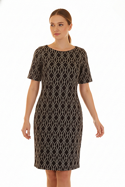  Šaty Pletené Černé Vel. 40