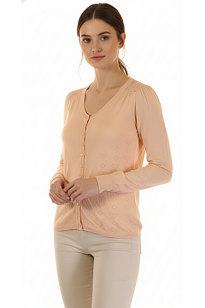 Dámský Cardigan Oranžový TOM TAILOR Vel. XS