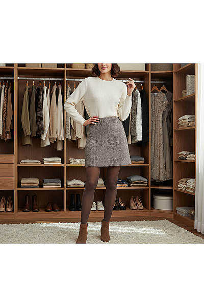 Sukně Černobílá Topshop Second Hand Vel. 36