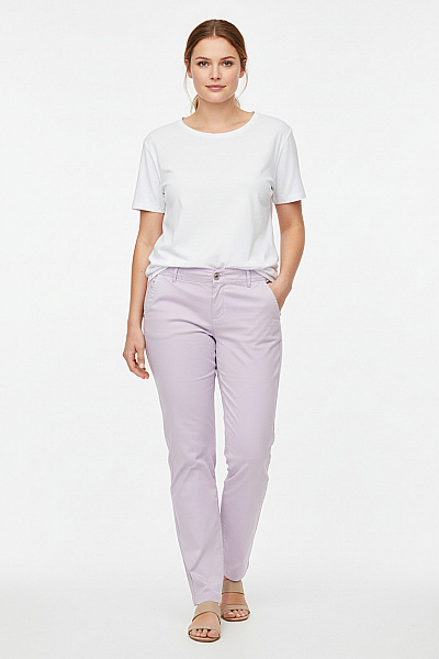 Dámské Chino Kalhoty Fialové S.OLIVER Vel. 40