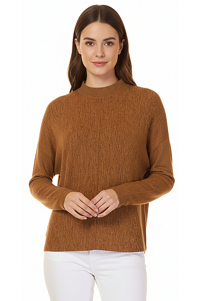  Halenka Pletená Hnědá Second Hand Vel. 40