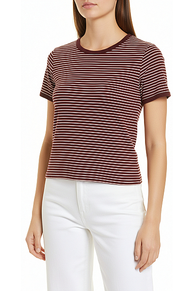 Dámské Tričko S Potiskem Fialové PULL&BEAR Vel.  S