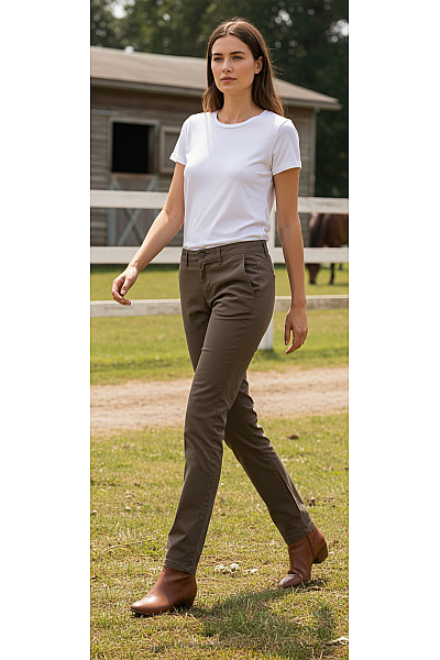 Dámské Kalhoty Zelené PULL&BEAR Vel. 36