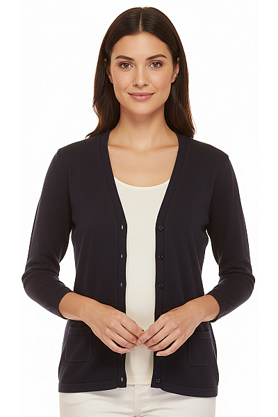 Dámský Cardigan Modrý Second hand Vel. M