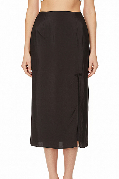 Dlouhá  Sukně Černá Vel. 38