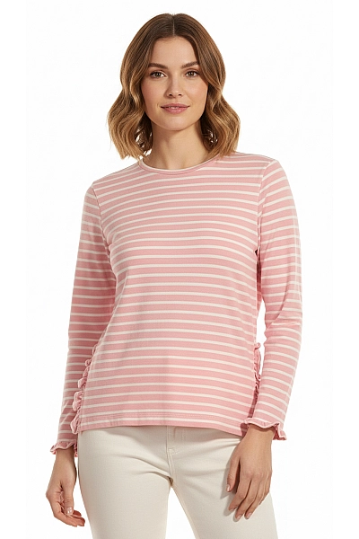 Dámské Tričko S Potiskem Růžové