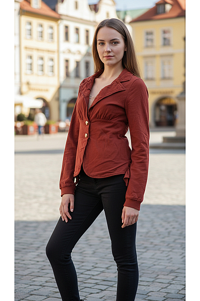 Dámské Blejzr Hnědý Fornarina Second Hand Vel. S