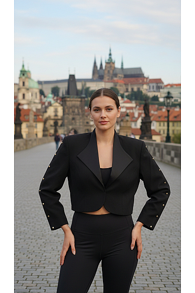 Dámské Sako Černý Vel. 40
