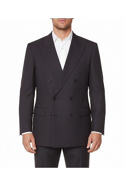CERRUTI Společenské Pánské Sako Vlněné Modré Vel. 25