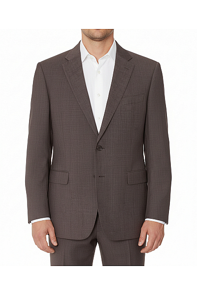 Pánské Sako Vlněné Šedé Marks & Spencer