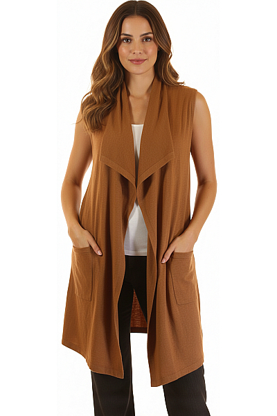 Dámská Vesta Hnědá GERRY WEBER Vel. 38