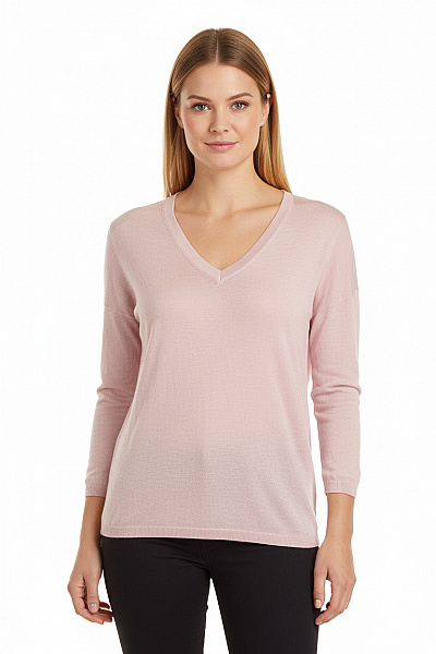 Dámský Pulovr Růžový MANGO Vel. M