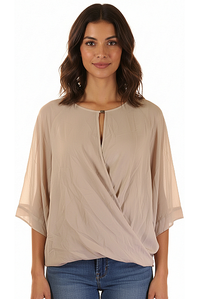 Společenská  Halenka Béžová Wallis Second Hand Vel. M