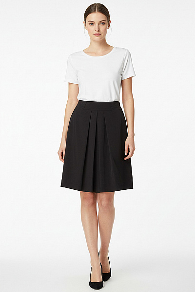  Sukně áčková Černá Esprit